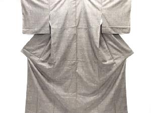 未使用品　仕立て上がり　花唐草模様織出し本場泥大島紬着物（7マルキ）